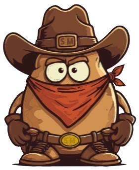 Spud Man Mascot