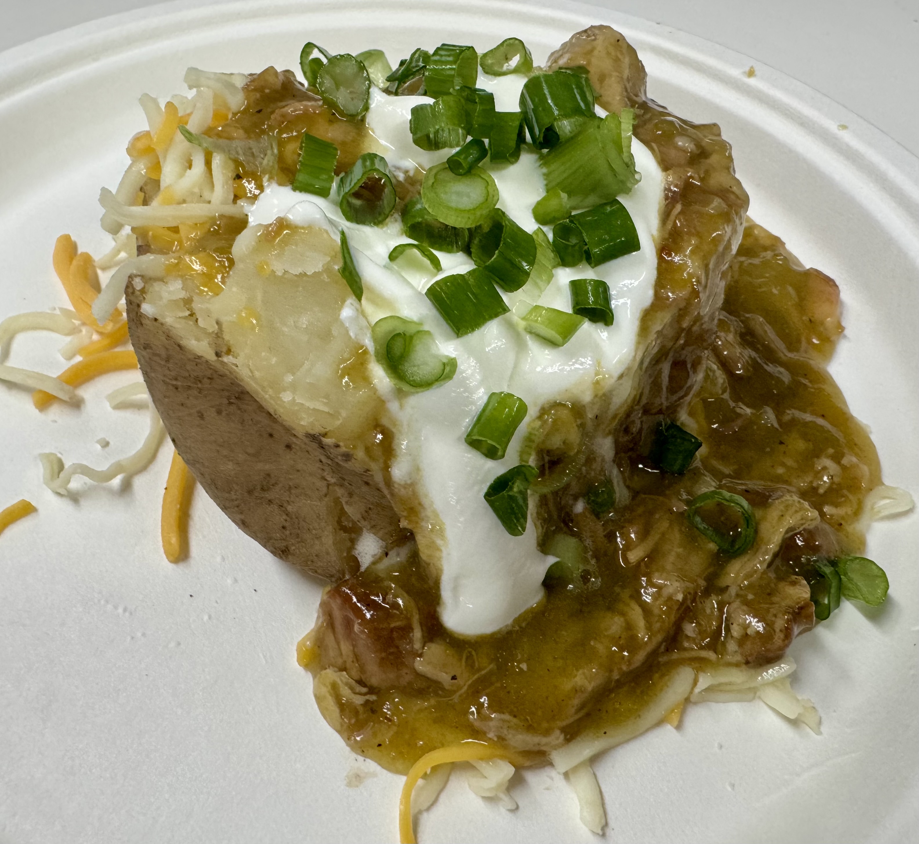 Pork Green Chili Spud